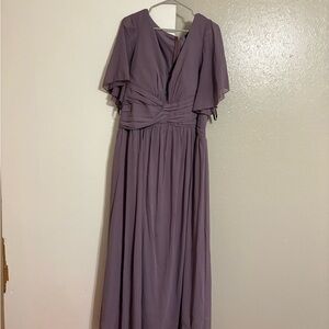 Elegant Purple Women's Dress